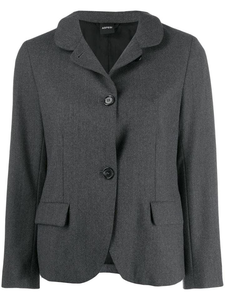 Aspesi Fitted Blazer - Grey