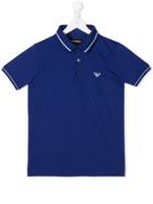 Emporio Armani Kids Classic Polo Shirt - Blue