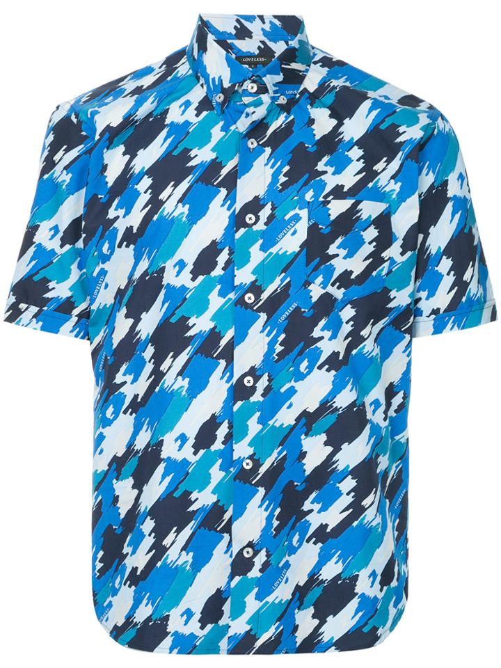 Loveless Printed Shirt - Blue