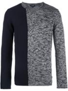 Armani Jeans Colour Block Melange Sweatshirt