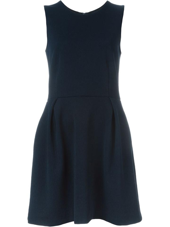 Cacharel Round Neck Mini Dress