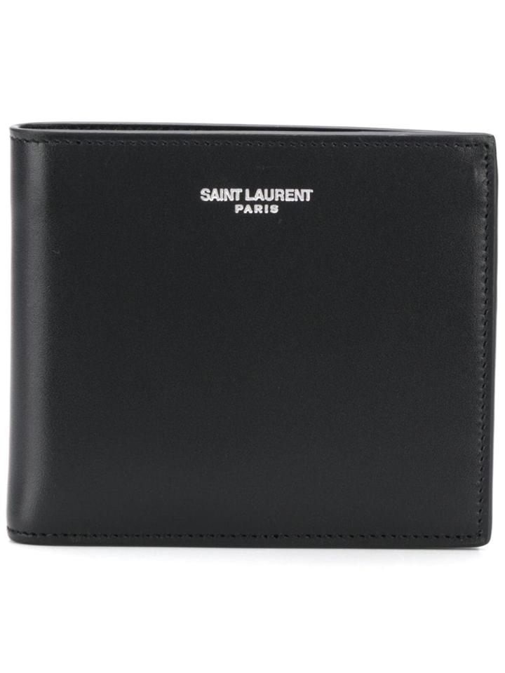 Saint Laurent East/west Bifold Wallet - Black
