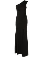 Cecilia Prado Asymmetric Gown - Black