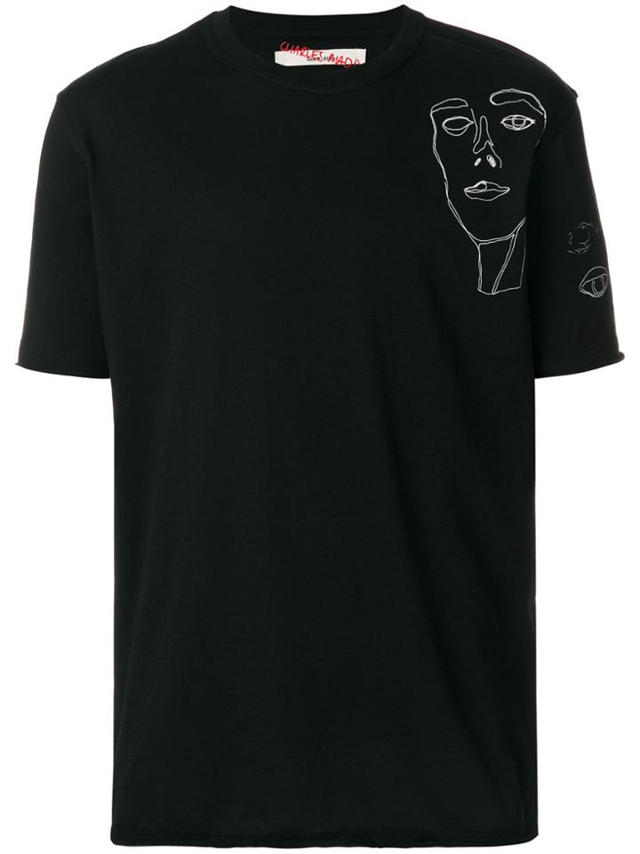 Damir Doma Face Graphic T-shirt - Black