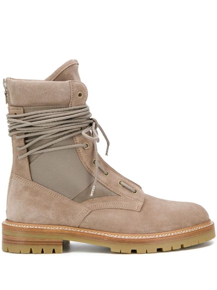 Amiri Laced Army Boots - Neutrals