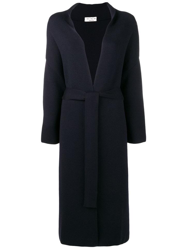 Ma'ry'ya Flared Sleeve Coat - Blue