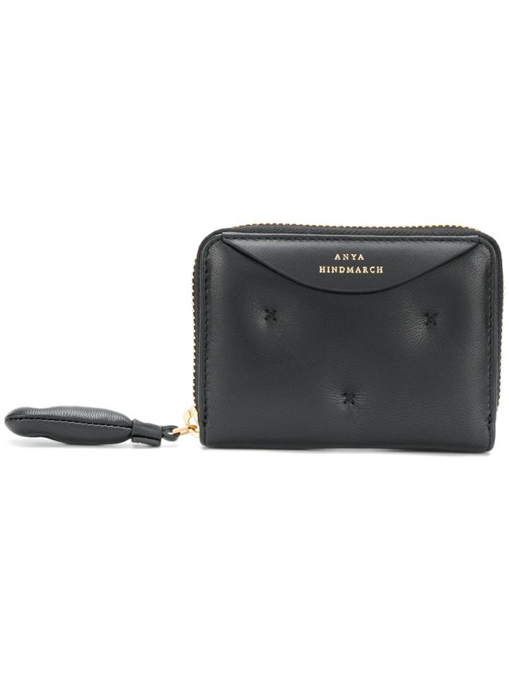 Anya Hindmarch Chubby Small Zip Around Wallet - Black
