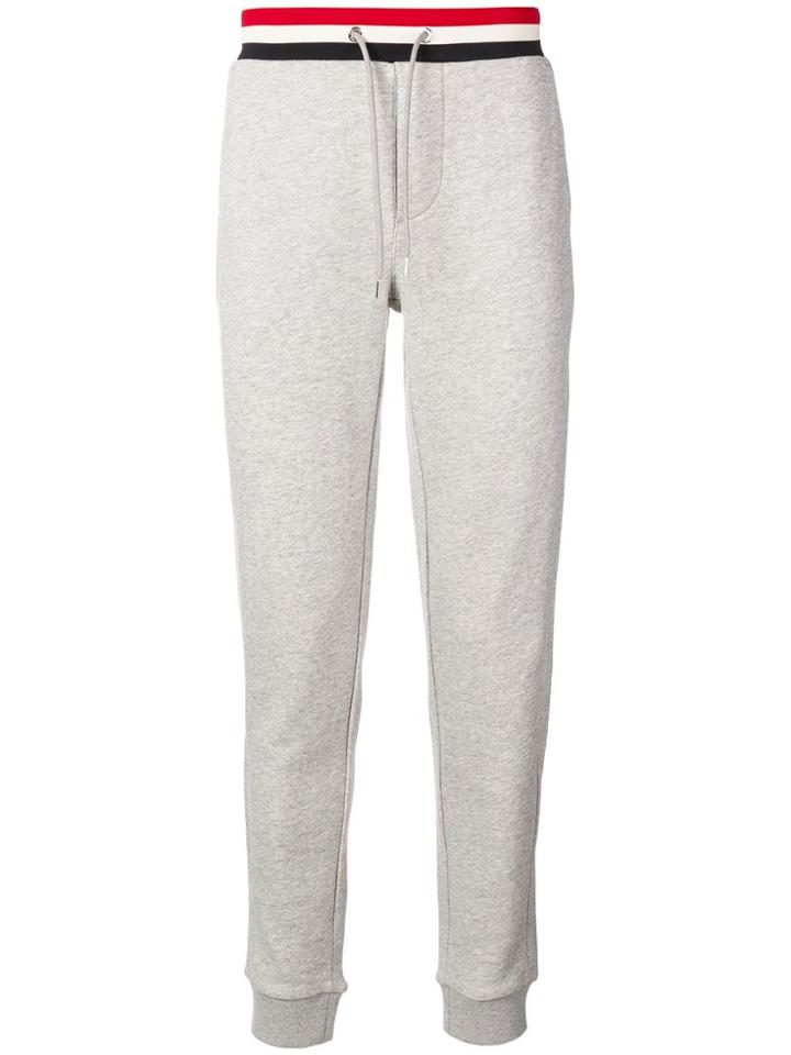 Moncler Striped Waistband Track Pants - Grey