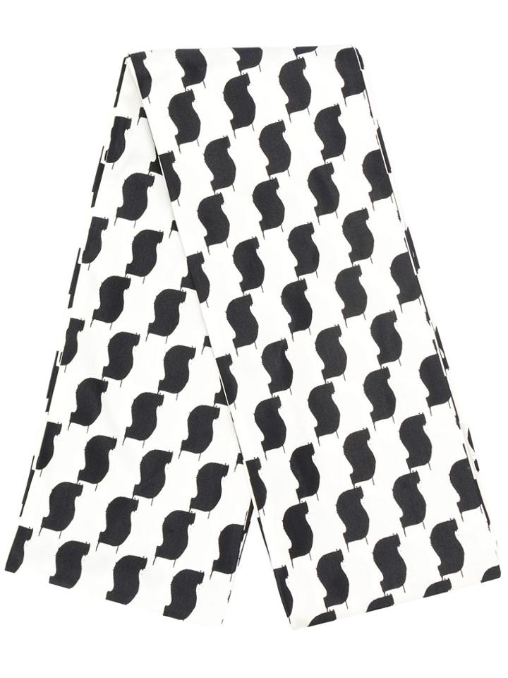 Undercover Digital Print Scarf - White