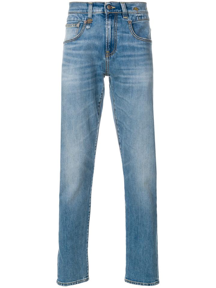 R13 Slim Fit Jeans - Blue