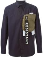 Matthew Miller Contrast Patch Pocket Shirt
