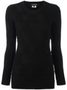 Junya Watanabe Comme Des Garçons Round Neck Jumper, Women's, Size: Medium, Black, Wool