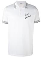 Saint Laurent - Print Polo Shirt - Men - Cotton - Xl, White, Cotton