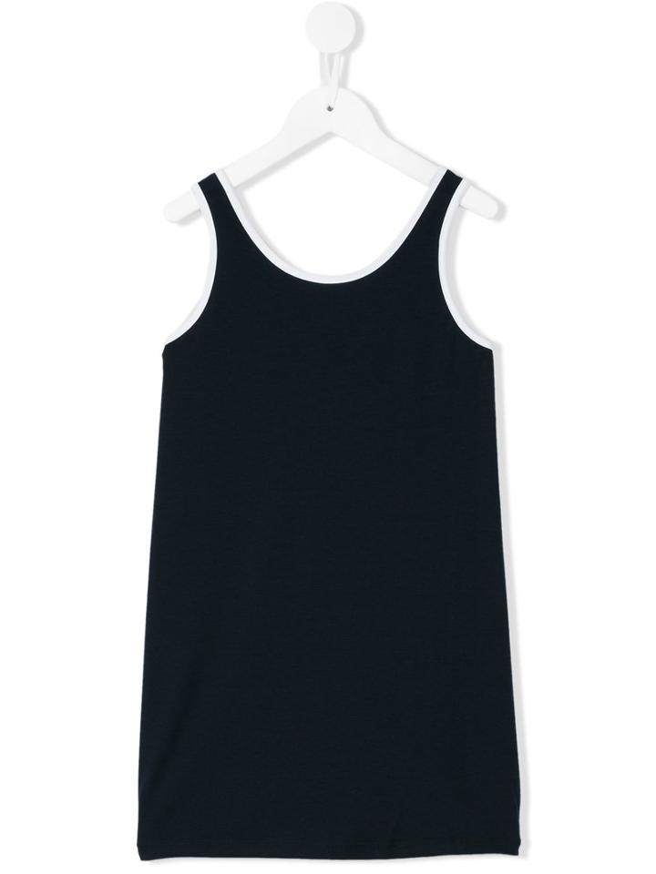 Il Gufo - Contrasting Trim Dress - Kids - Cotton/spandex/elastane - 12 Yrs, Blue