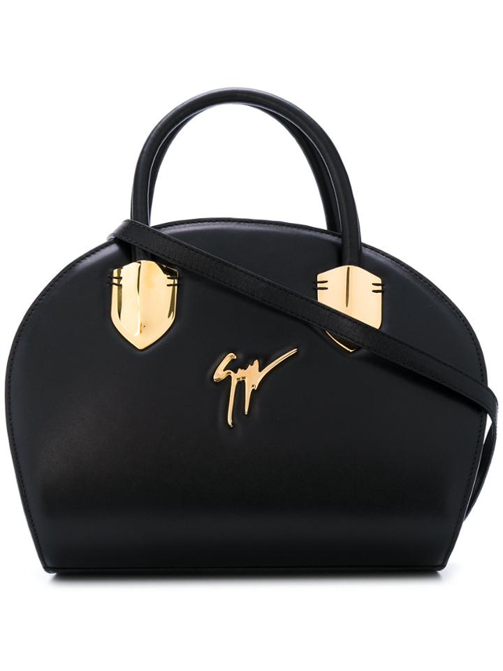 Giuseppe Zanotti Design Signature Top Handle Tote Bag - Black