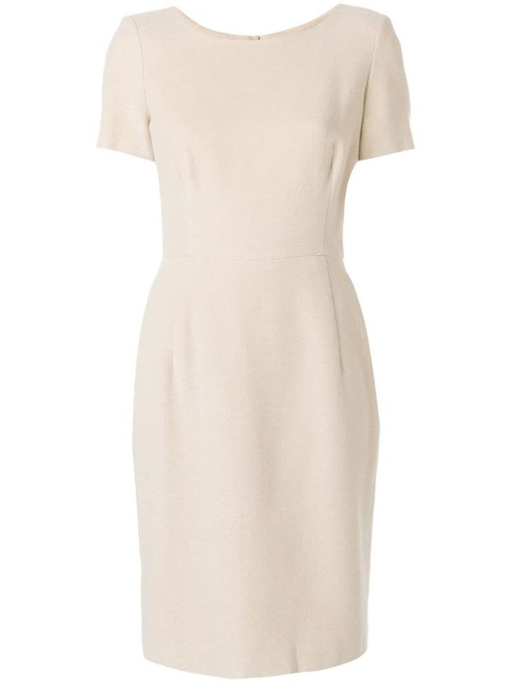 Jil Sander Pre-owned Shortsleeved Midi Dress - Neutrals