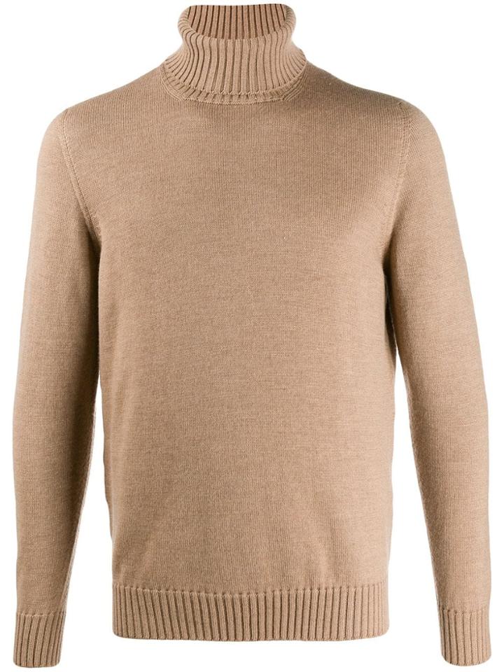 Drumohr Roll Neck Jumper - Neutrals