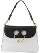 J.w. Anderson Medium Piercing Shoulder Bag, Women's, Black, Leather