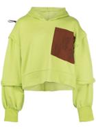 Barbara Bologna Deconstructed Oversize Hoodie - Green