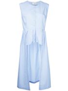 Elaidi Sleeveless Asymmetric Blouse - Blue