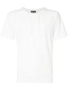 Comme Des Garçons Homme Plus Drawstring Collar T-shirt, Men's, Size: Medium, White, Acetate