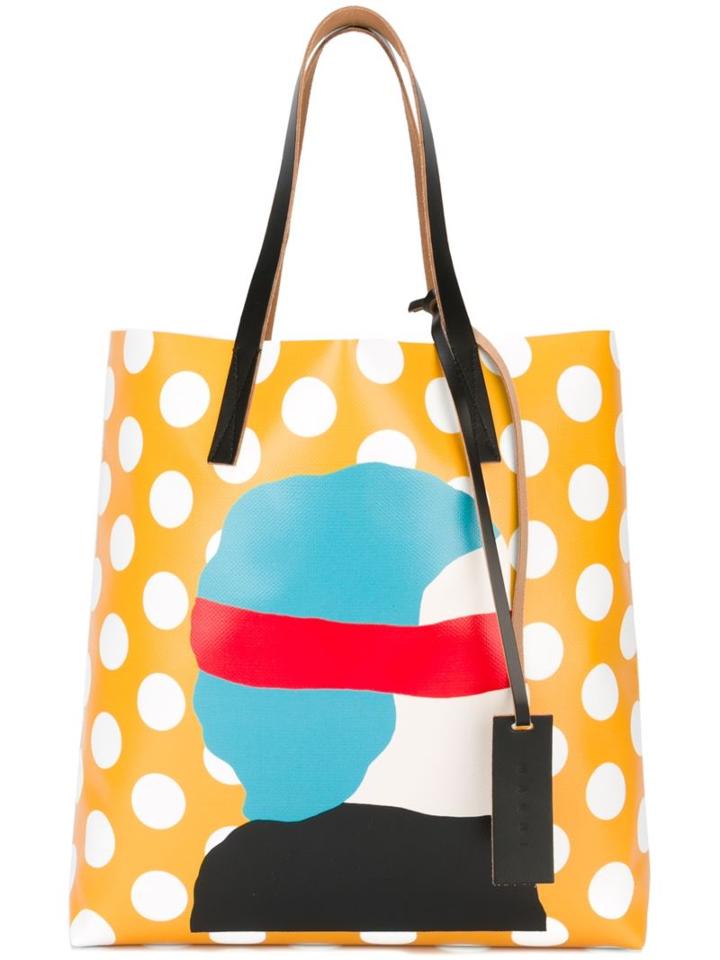Marni Ekta Print Shopper Tote