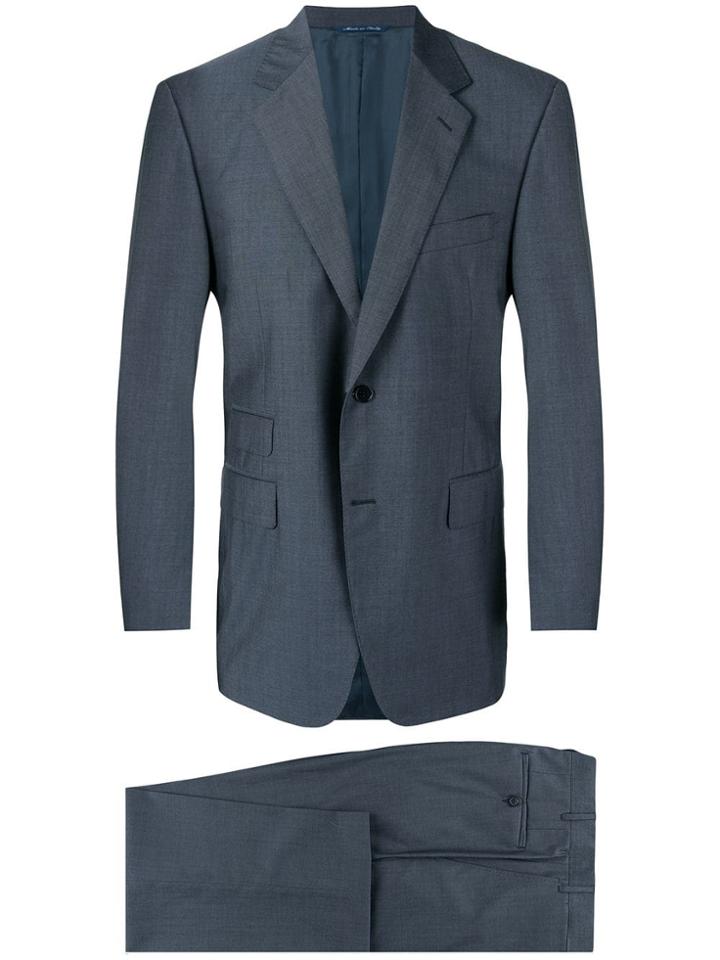 Canali Boxy Fit Suit - Blue