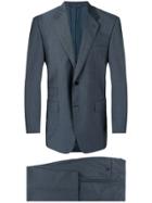 Canali Boxy Fit Suit - Blue