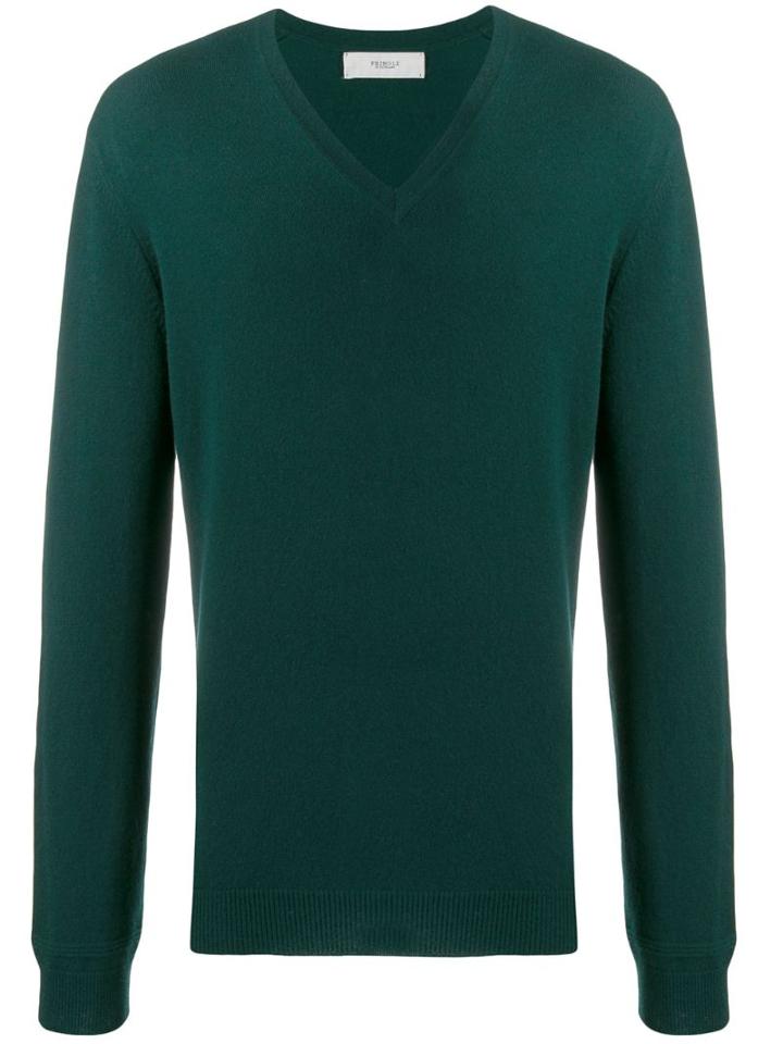Pringle Of Scotland V-neck Sweatshirt - Green