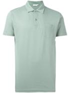 Sunspel Riviera Polo Shirt, Men's, Size: Large, Green, Cotton