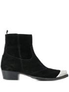 Represent Toe Capped Ankle Boots - Black