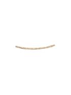 Maria Black Diamond Cut Elipse Earring (left) - Metallic