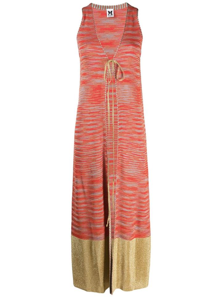 M Missoni Sleeveless Long Cardigan - Red