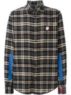 Sold Out Frvr Printed Back Checked Shirt, Men's, Size: Medium, Black, Cotton/acrylic/other Fibres