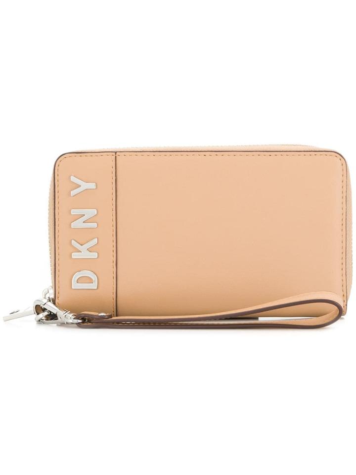Dkny All-around Zip Wallet - Neutrals