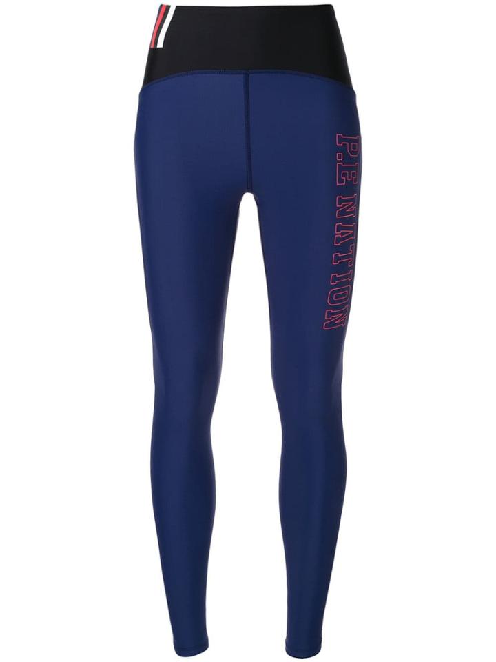 P.e Nation Discus Leggings - Blue