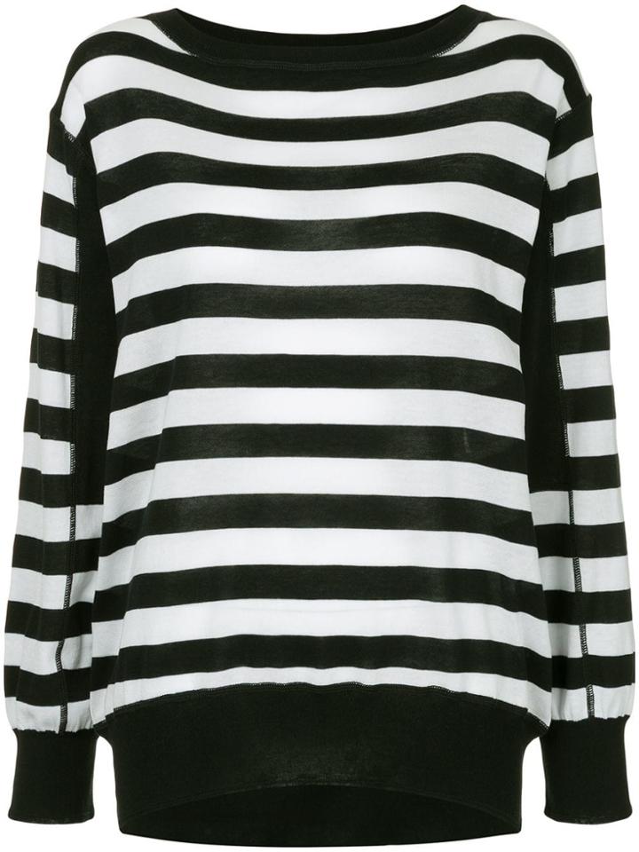 Jac+ Jack Stripe Lane Sweater - Black