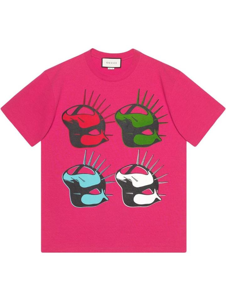 Gucci Gucci Manifesto Oversize T-shirt - Pink
