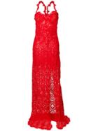 Ermanno Scervino Lace Gown - Red