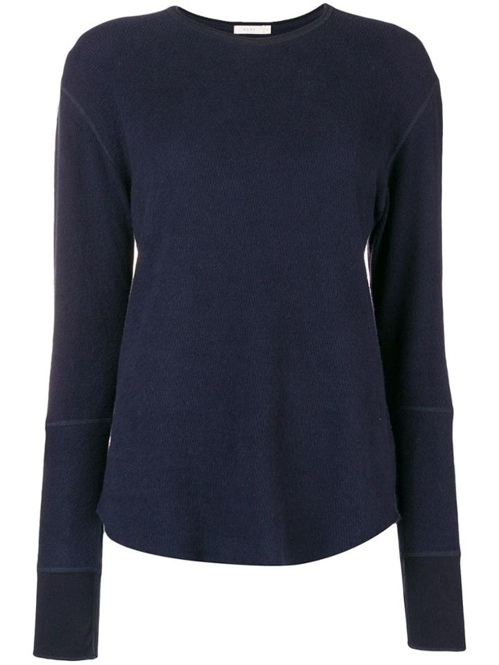 6397 Round Neck Jumper - Blue