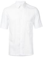 Lemaire - Concealed Fastening Shortsleeved Shirt - Men - Cotton - 46, White, Cotton