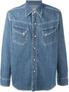 Levi S Vintage Clothing 1950 S Western Denim Shirt, Men's, Size: Xs, Blue, Cotton