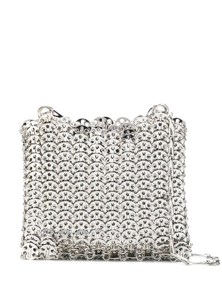 Paco Rabanne Chain Mail Shoulder Bag - Silver