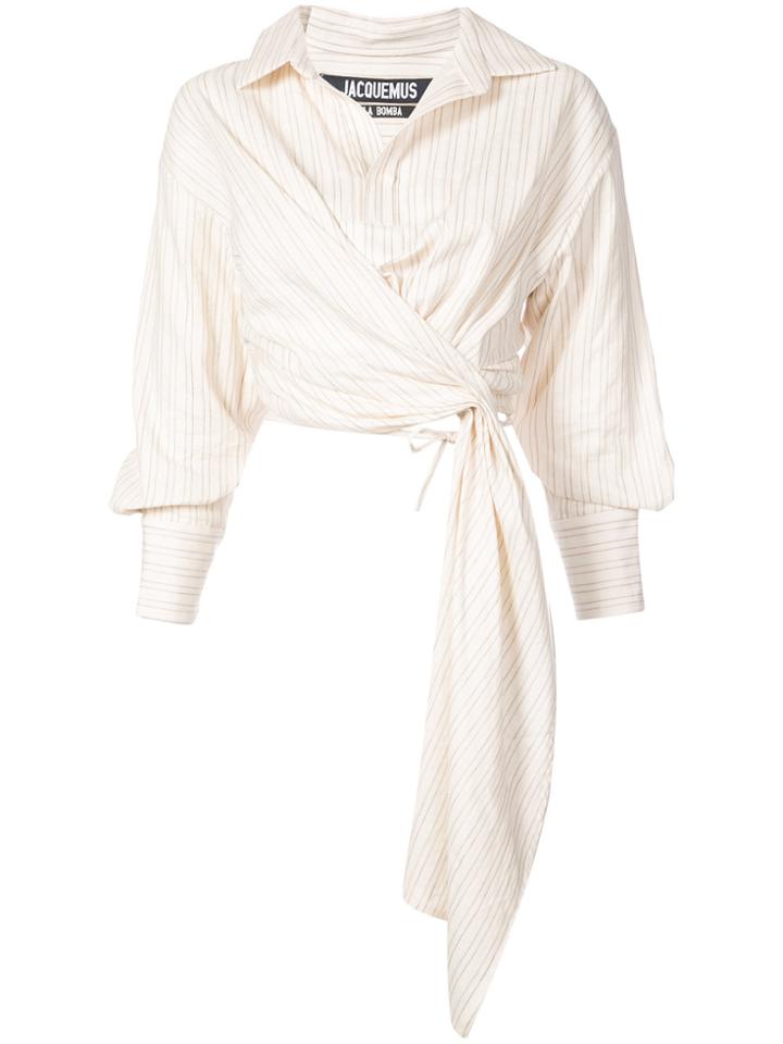 Jacquemus Nodoso Blouse - Brown
