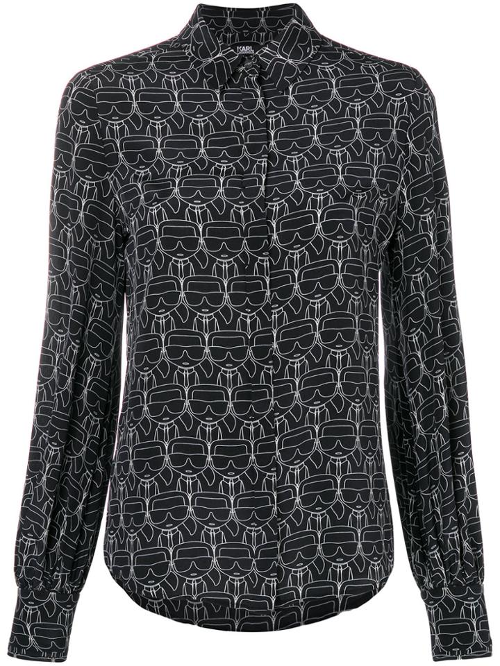 Karl Lagerfeld Karl Print Shirt - Blue