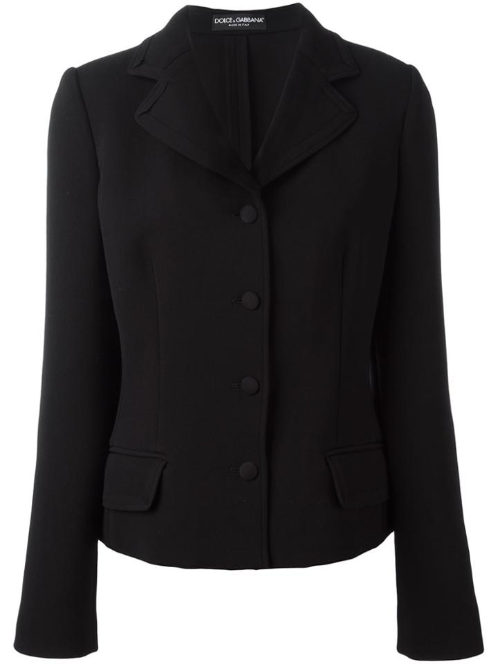 Dolce & Gabbana Fitted Jacket - Black