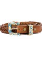 Htc Hollywood Trading Company Buckle Belt, Women's, Size: 80, Brown, Leather