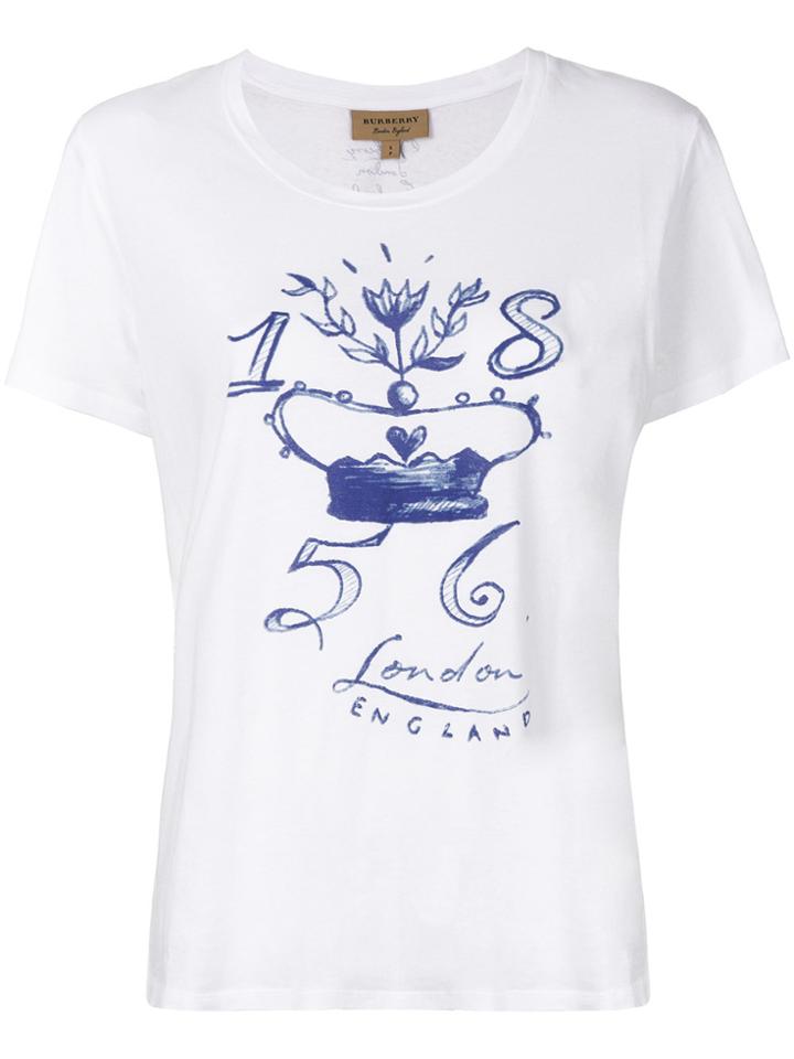 Burberry Graphic Print T-shirt - White