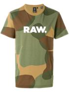 G-star Camouflage Logo T-shirt - Green