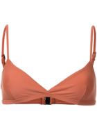 Matteau Tri Crop-top Bikini Top - Orange